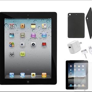 Apple iPad 2 Bundle with Case, Charger & Screen P